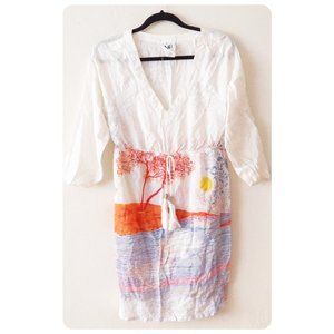 Anthropologie Mermaid Brand Cover-up Lightweight Dress sz M